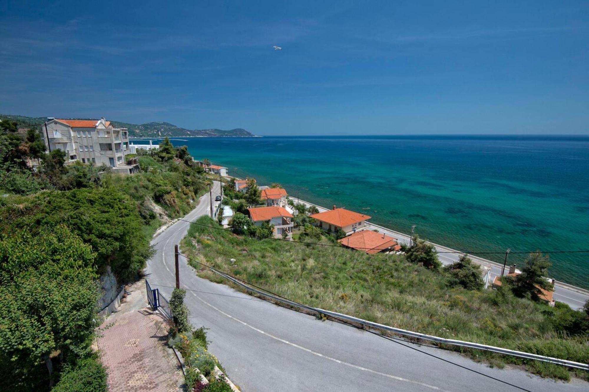 Blue Dream Seaside Villa With Superb Sea Views Kymi Ngoại thất bức ảnh