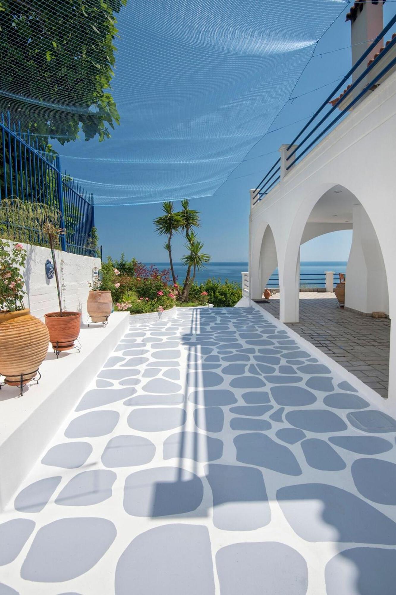 Blue Dream Seaside Villa With Superb Sea Views Kymi Ngoại thất bức ảnh